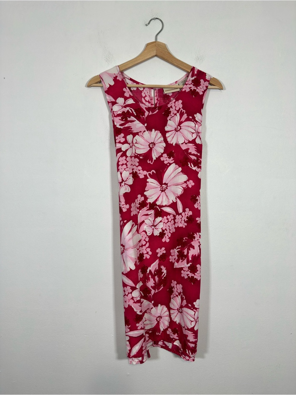 Expressions Womens Floral Dress Tie-Waist Medium Vacation Resort Beach Summer